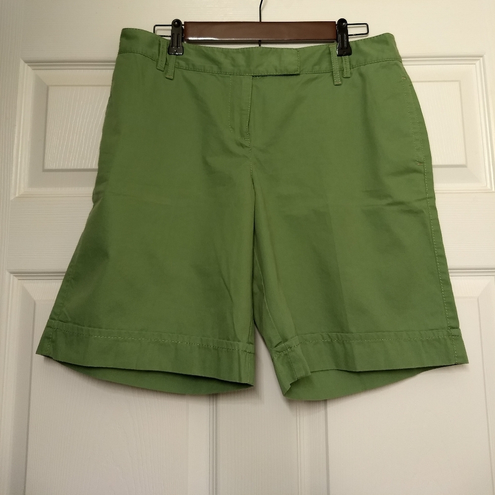 Ann Taylor Loft Lime Green Shorts Size 10